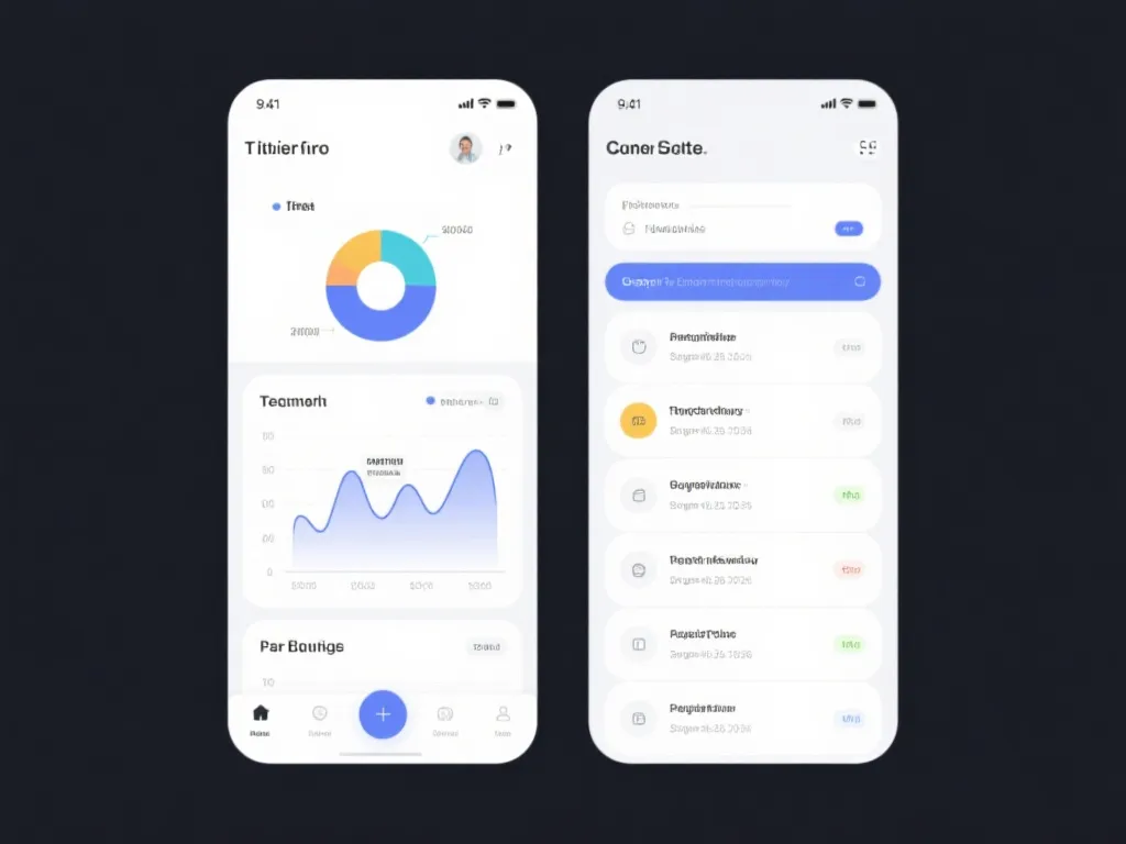 移动端便捷查询界面示例