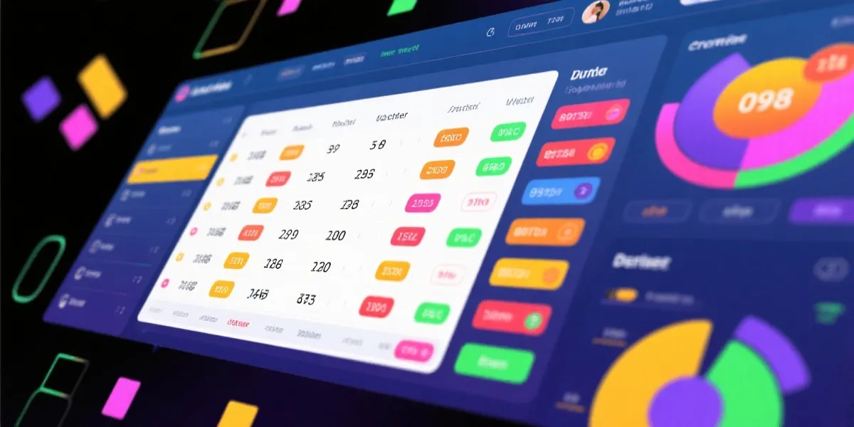 开奖数据看板示意图